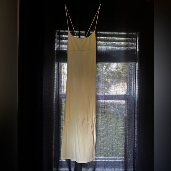 Wilfred Aritzia Dreamweaver Dress - Light Birch, Size M - Picture 7 of 9